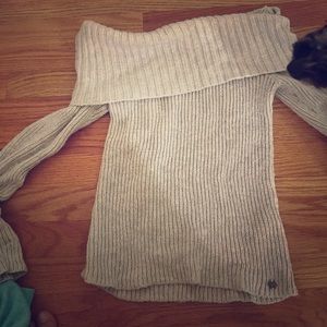 Off the shoulder sweater